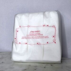 Shiseido Facial Cotton Pads 165 Count Luxurious Gentle Touch Hydrating NEW